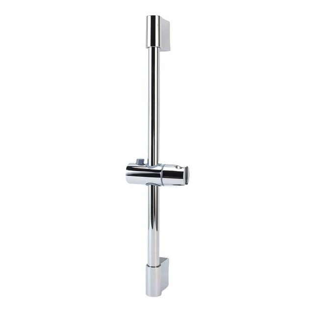 Adjustable Sliding Shower Bar, Extendable Shower Slide Bar 40cm with Pushbutton Design Thickened Tube Wall 1.5mm, for Bathroom