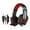Black and red, variant on G9000 Gaming Headset Noise Cancelling Over Ear Headphones with LED Light Bass Surround Sound 3.5mm Hole Easy to Use