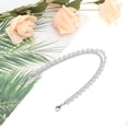 thumbnail image 4 of Unique Bargains 1 Pc Lightweight Pearl Handbag Strap for Dating Silver Tone Metal Plastic, 4 of 5