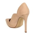 thumbnail image 3 of New Women Liliana Selina-14 Faux Suede Pointy Toe Scalloped Stiletto Pump, 3 of 5