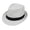 White, variant on Hand Weaving Hat for Male Camping Casual Gathering Outdoor Sunproof Derby Hat Spring Hat for Gentlemen