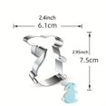 thumbnail image 1 of Hardware Easter Bunny Cookie Cutter Set | Stainless Steel Cookie Cutters | Baking Tools | Holiday Baking Essentials, 1 of 2