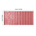 thumbnail image 2 of unbranded Stripes Tablecloth Table Cover Reusable Rectangular Tablecloth Plastic Table Cloth Party Favor Rectangular Stripe Party Dining Table Cover, 2 of 8