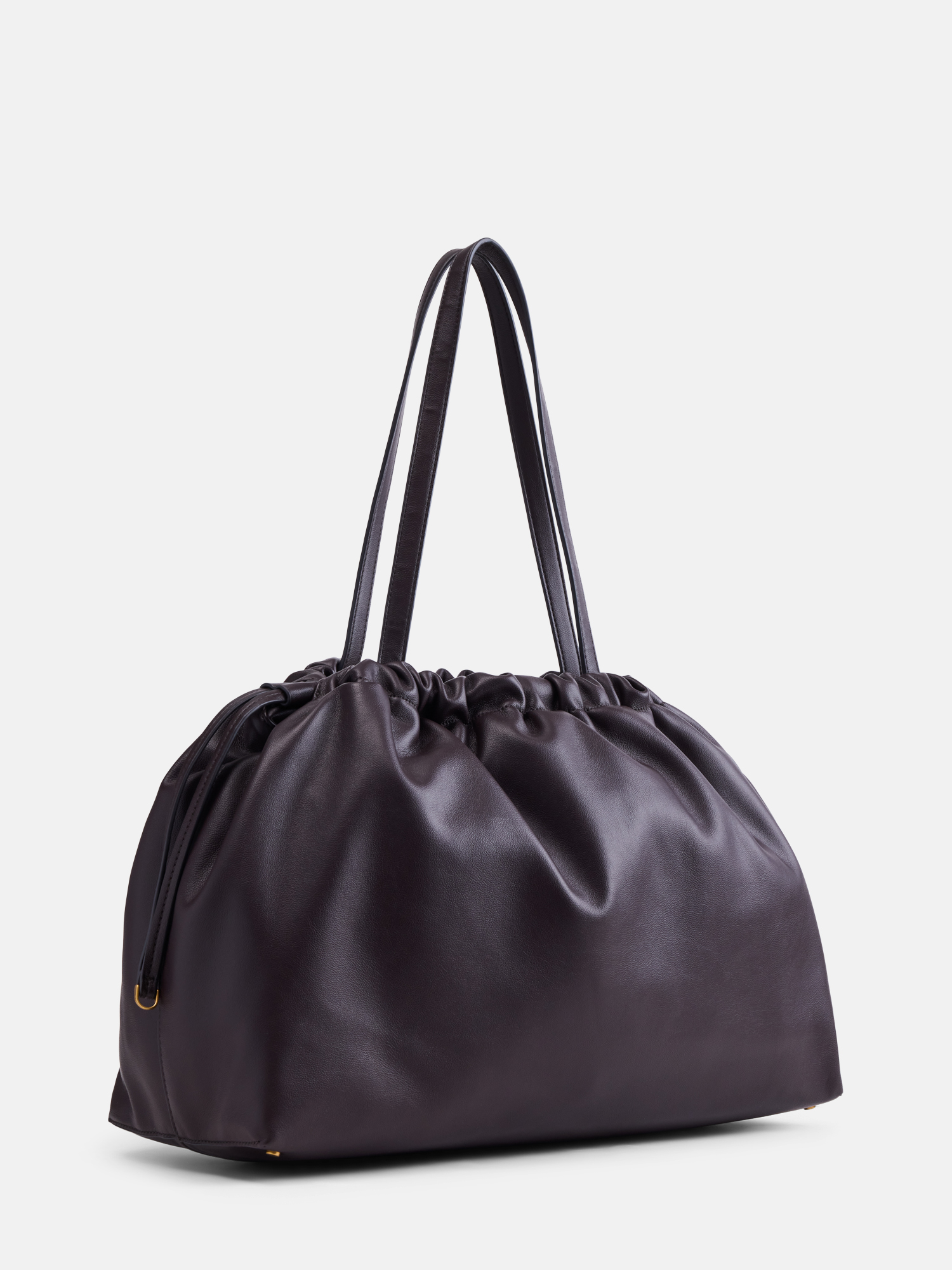 Scoop Women's Faux Leather Oversized Drawstring Tote photo 3