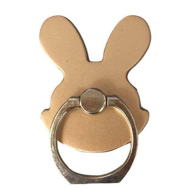 Rabbit Bunny Phone Stand Tablets Hand Grip Kickstand Aluminum Alloy 360 Rotation Phone Ring Holder,Maoww