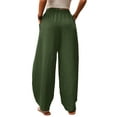 thumbnail image 3 of DYMADE Women Dandelion Print Casual Full Length Pockets Pants, 3 of 5