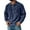 Blue, variant on Polo Shirts Men Distressed Mokaloha Shirt Autumn Lapel Long Sleeve Vintage Tshirts Big and Tall Baggy Loose Henley Winter Tops Black 3XL