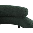 thumbnail image 7 of Maklaine Contemporary Fabric Dining Chair in Green (Set of 2), 7 of 7