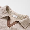 thumbnail image 5 of Kakii Men Sweaters V Neck Cable Knit Sweater Fall Casual Slim Fit Pullover, 5 of 8