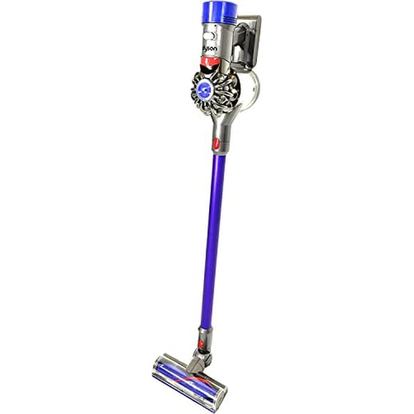 Aspiradora vertical inalámbrica Dyson V8 Animal+: Sin bolsa, filtro HEPA, ajuste de altura, mango telescópico, cepillos giratorios, funciona con pilas, portátil, color morado (renovada)
