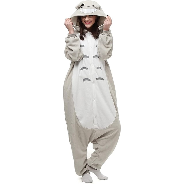 Wishliker Pijamas de animales para adultos, disfraces de Halloween, cosplay, ropa de fiesta