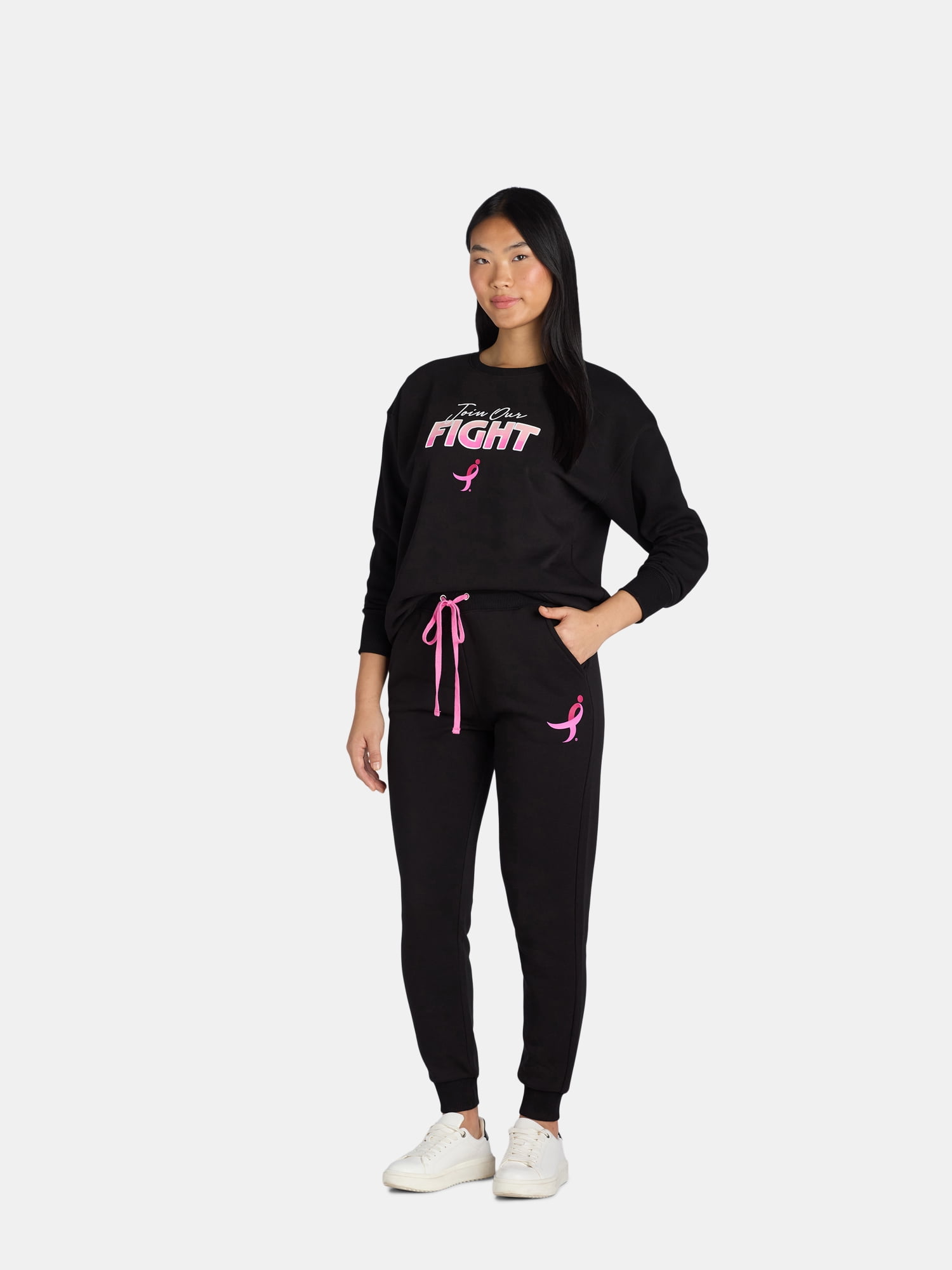 Susan G. Komen Women’s BCA Pink Ribbon Jogger Pants, Sizes S-XXXL