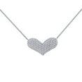 thumbnail image 3 of Lafonn Classic Sterling Silver Platinum Plated Lassire Simulated Diamond Necklace (1.21 CTTW), 3 of 5