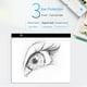 thumbnail image 4 of Caja de luz LED A4 para trazado | Panel de luz USB portátil para artistas | Tablero de dibujo con brillo ajustable | Herramienta para pintar y dibujar con diamantes, 4 of 5
