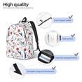 thumbnail image 3 of Fotbe Tulips Flowers Mochila de Lona con Estampado, Mochila Duradera, Mochila Versátil de Alta Calidad, Mochila Compacta Vintage-Small, 3 of 5