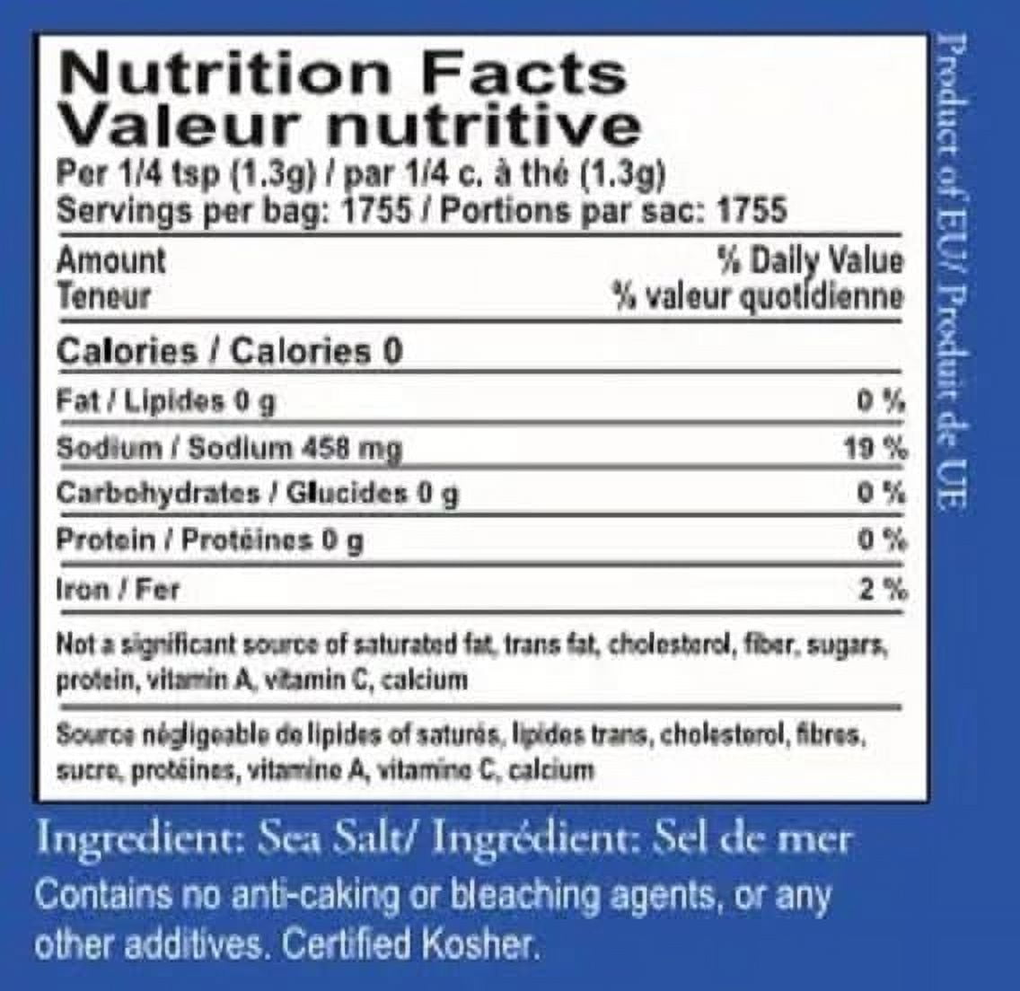 Pack of 6, Celtic Fine Ground Sea Salt, 1 lb