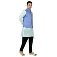thumbnail image 4 of Sonakshi Fashion Men's Brocade Waistcoat Bandhgala Festive Jacquard Nehru Jacket, 4 of 6