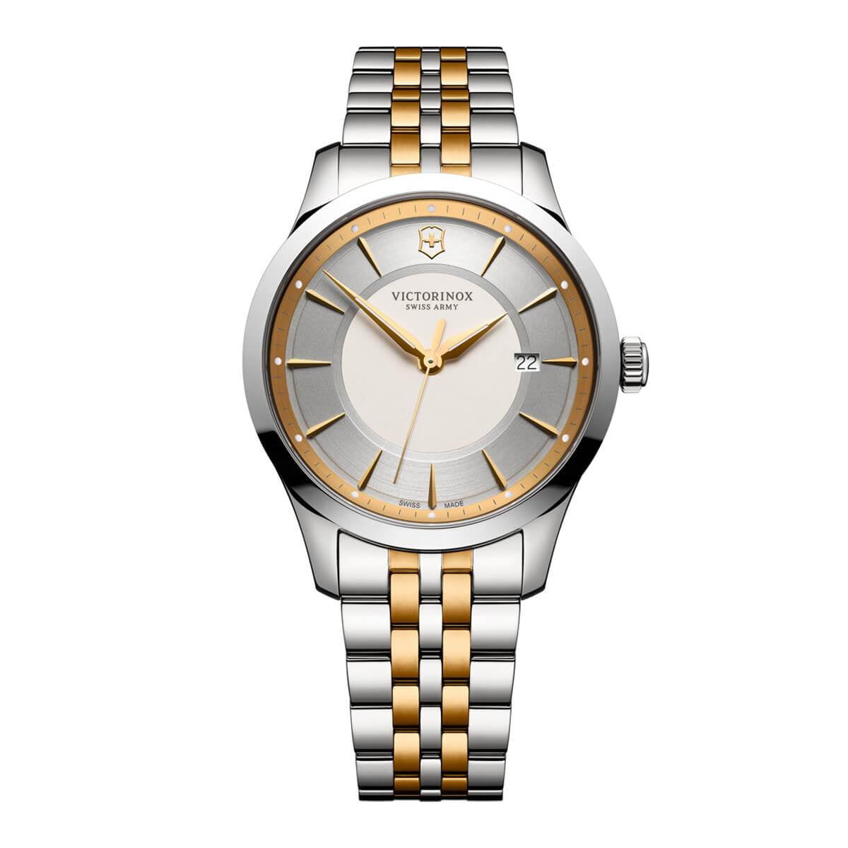 Victorinox silver tone analogue watch cheap