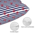 thumbnail image 3 of Pofeuu Anchors Print Polyester Microfiber Plush Pillowcases, Super Soft and Cozy Pillow Case Covers with Envelop Closure（Pillow core not included）-14"x20", 3 of 6