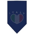 thumbnail image 2 of Pet and Dog Bandana Rhinestone, "Italy Heart", 2 of 2