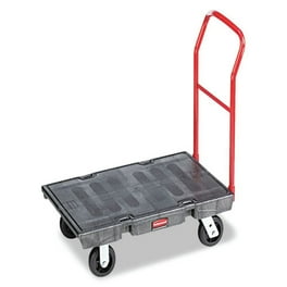 Heavy-Duty Platform Truck Cart, 2,000 lb Capacity, 24 x 48 Platform, Black Heavy-Duty Platform Truck Cart, 2,000 lb Capacity, 24 x 48 Platform, Black