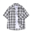 thumbnail image 3 of Birdeem Shirts for Men Mens Summer Button Lapel Top, 3 of 8