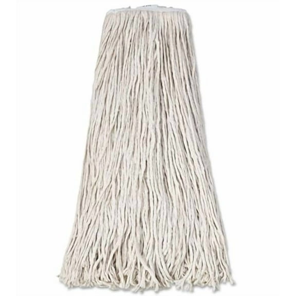 Soro Essentials- 32 oz. Cotton Mop Replacement Head- Commercial Cut-End Banded Cotton Mop Head Heavy Duty Mop Head for General and Floor Cleaning Easy Wring and Rinse Mop Head