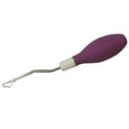 thumbnail image 2 of AMLESO Silicone Handle Bent Latch Hook Tool Crochet Needle for Canvas Mat Rug Carpet Craft 6.7in, 2 of 8
