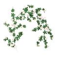 thumbnail image 2 of Artificial Rose Vine Fake Flower Garland for Pipe Winding Cover, Lifelike Plastic Floral Rattan Wall Plant Decor, Maintenance Free Reusable Greenery for Home Bedroom Wedding Party Office, 2 of 6