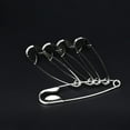 thumbnail image 7 of ATJIA 3" and 4" Large Safety Pins Pack of 30 for Clothes Leather Canvas Blankets Crafts Skirts Kilts, Extra Large Safety Pin Heavy Duty Safety Pins, 7 of 7