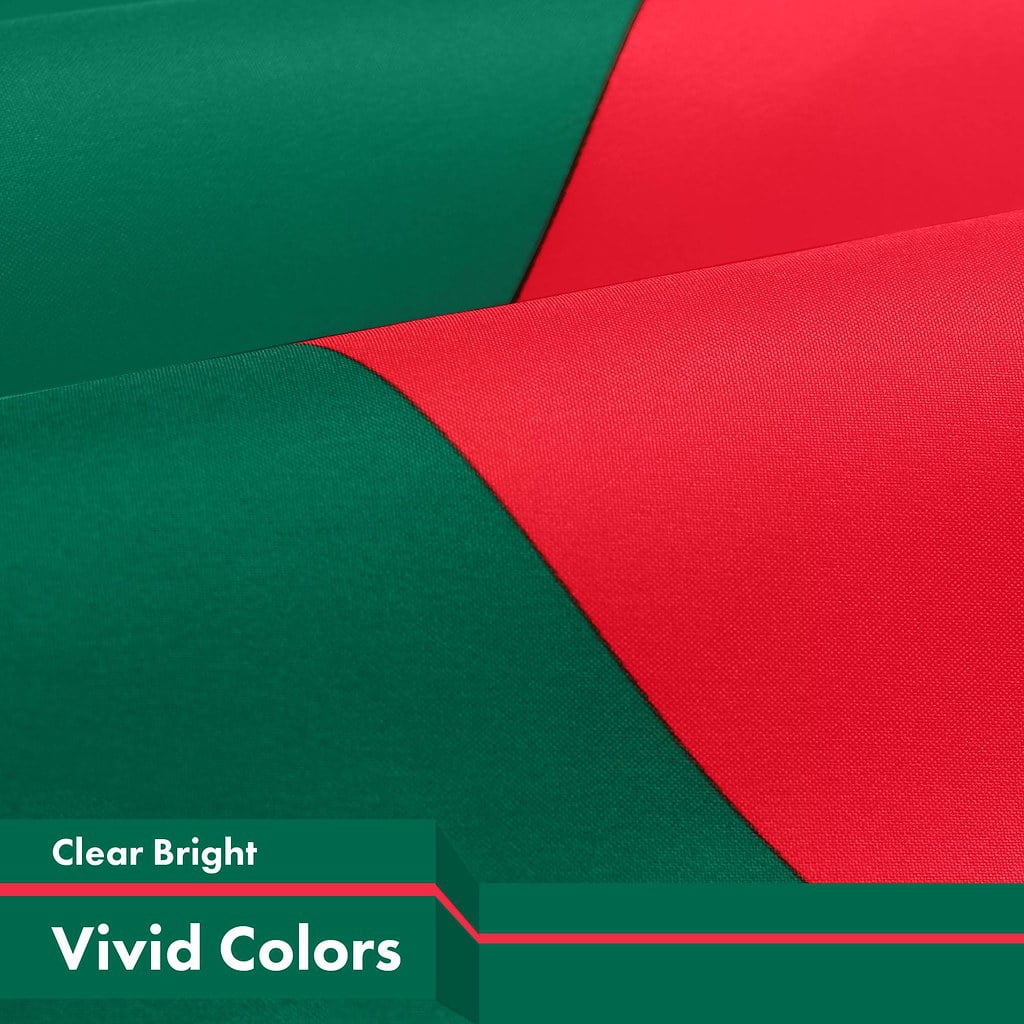 G128 Combo Pack: American USA Flag 3x5 Ft & Bangladesh Flag 3x5 Ft, Both Printed 150D Polyester, Indoor/Outdoor, Brass Grommets