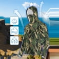 thumbnail image 2 of YUGYXL Women's Camo Sun Protection Hoodie With Mask UPF 50 Lightweight Summer Fishing Shirts Beach Rash Guard Plus Size B Multicolor XXXL, 2 of 7
