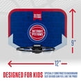 thumbnail image 4 of Franklin Sports NBA Detroit Pistons Mini Over the Door Basketball Hoop - Kids Indoor Mini Basketball Hoop with Basketball - NBA Fan Shop Mini Hoop for Bedroom + Office - Over the Door Mini Hoop Set, 4 of 12
