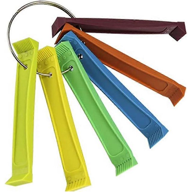 KAIYANG Juego de 6 peines de aletas para enderezar el cepillo de limpieza del condensador del evaporador compatible con el aire acondicionado