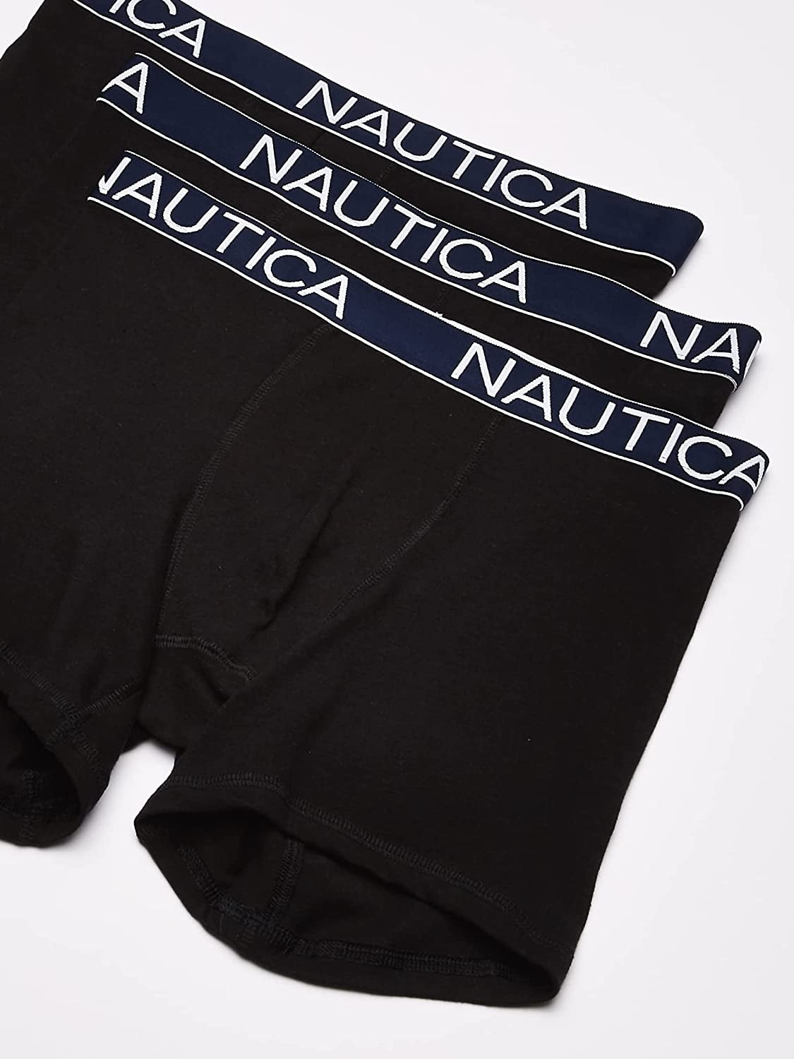 Nautica Men's 3-Pack Classic Underwear Cotton Stretch Boxer