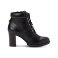 thumbnail image 2 of Style & Co. Womens Lucillee Faux Leather Lace Up Ankle Boots, 2 of 3