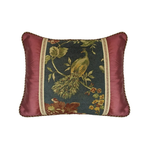 Sherry Kline  Peacock 20 x 25-inch Pieced Decorative Pillow (Set of 2)