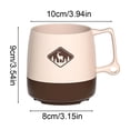 thumbnail image 2 of FastXmas Camping Mug - Plastic Travel Coffee Mug - Camping Coffee Mugs with Handle - Mug with Lids - Portable Travel Mug for Outdoor Backpacking Hiking Climbing(3.1*3.5 In), 2 of 5