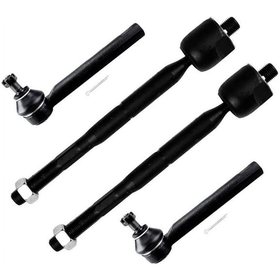 CCIYU Inner Outer Tie Rod End fit for 2004-2006 for Lexus RX330 2007-2009 for Lexus RX350 2004-2007 for Toyota HIGHLANDER 4pcs Suspension Kit
