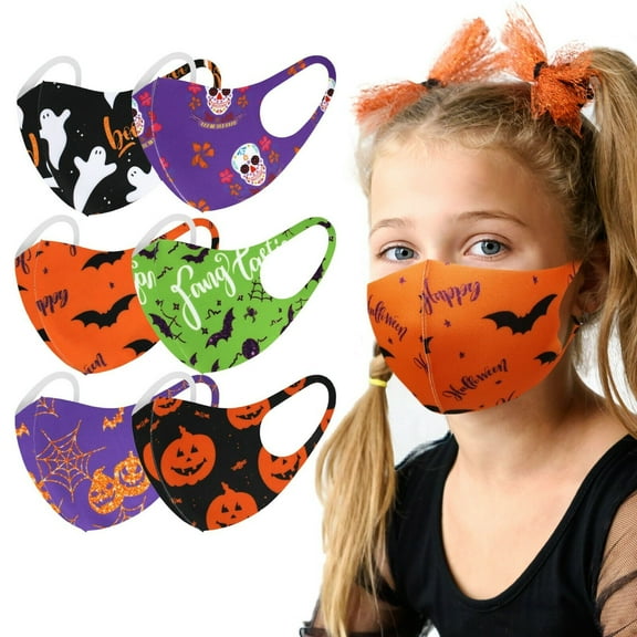 12 Pack Unisex Children Washable Reusable Face Masks