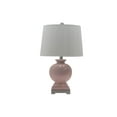 thumbnail image 2 of Fangio Lighting 's 8943BLS 24 in. Blush Ceramic Table Lamp w/BS Base, 2 of 3