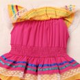 thumbnail image 6 of IBTOM CASTLE Baby Girls Mexican Fiesta 1st Birthday Outfit Romper Dress with Flower Headband Summer Cake Smash Photo Shoot 12-18 Months Yellow, 6 of 8