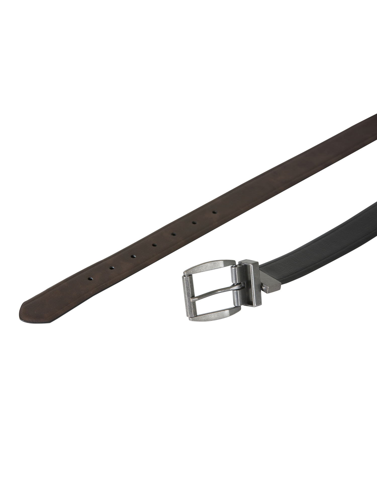 Wrangler Men's Reversible Braided Genuine Leather Belt photo 2