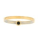 thumbnail image 1 of Brazalete de acero de titanio de 50 mm de diámetro con decoración de diamantes de imitación, pulsera elegante, joyería, 1 of 10