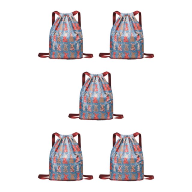 relayinert Scratch Resistant And Wear-resistant Dry-wet Separation Travel Sports Backpack Lightweight And Easy To Carry Cloth rabbit 5Set