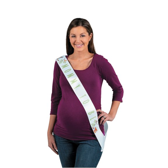 Woodland Party Mom To Be Sash - Apparel Accessories - 1 Piece
