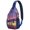 Blue-22, variant on Cottagecore Fungi Sling Bag - Lightweight Shoulder Backpack for Hikers & Commuters - Anti-Theft Design with Durable & Comfortable Straps