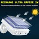 thumbnail image 2 of Lámpara solar ajustable para exteriores a prueba de agua con detector de movimiento - Panel de carga rápida de alta calidad - 4 LED COB blancos fríos de 500 lúmenes -, 2 of 5