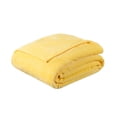 thumbnail image 4 of WHAMVOX Warm Blanket in Bright Yellow Flannel Material Super Comfy and for Keeping Warm 70x100cm, 4 of 5