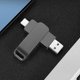 thumbnail image 5 of Phone Memory USB 3.0 Type C 2 in 1 Metal Rotatable Portable Flash Drive Black 128GB, 5 of 5